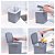 Kit Organizador de Pia Bancada Cozinha 4pcs Escorredor Louças Porta Detergente Lixeira e Rodinho Ou - Imagem 3