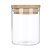Pote Hermético Vidro Tampa Bambu 170ml Porta Mantimentos Alimentos - Imagem 4