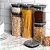 Kit 7 Potes Hermético Para Mantimentos Condimentos Alimentos Plástico Jogo Organizador Ou - Imagem 4