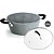 Jogo de Panelas Antiaderente Cerâmica Conjunto Cooktop Fogão Indução Kit 4pcs Petravera Bialetti - Imagem 4