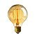 Kit 2 Lampadas Retro Vintage Filamento Carbono G125 60W 127V Âmbar Gold Branca Quente Kian - Imagem 2