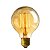 Kit 6 Lampadas Retro Vintage Filamento Carbono G125 60W 127V Âmbar Gold Branca Quente Kian - Imagem 2