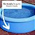 Piscina Inflável Redonda Portátil 1000 Litros 1.68 x 51cm Azul - Imagem 6