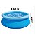 Piscina Inflável Redonda Portátil 1000 Litros 1.68 x 51cm Azul - Imagem 4