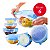 Conjunto Kit 6 Tampas De Silicone Universal Flexível Reutilizável Elástica - Imagem 1