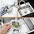 Kit 2 Ralinhos Ralo Para Pia Cozinha Tanques Borda Inox Peneira 7cm Prático - Imagem 7