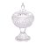 Kit 8pcs Potiche Baleiro Bomboniere de Vidro Cristal Doces Com Tampa Lembrancinha Decorativo - Imagem 6