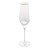 Jogo 6 Taças Cristal Champagne Espumante com Borda Dourada Luxo 300ml Wolff - Imagem 5