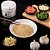 Kit 2 Peças Triturador de Alho Manual Processador Picador Fatiador Legumes Moedor - Imagem 2