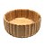 Bowl Tigela Canelado de Bambu Cumbuca Vasilha 22cm Saladeira Oikos - Imagem 4
