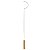 Kit Preparo Churrasco 6pcs Churrasqueira Espetos 55cm Simples e Duplo Cabo Madeira Mor - Imagem 3