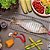 Kit Preparo Churrasco 6pcs Churrasqueira Espetos 55cm Simples e Duplo Cabo Madeira Mor - Imagem 10
