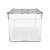 Organizador De Geladeira 5L Com Tampa Escorredor Legumes Frutas Verduras Acrílico Clear OU - Imagem 2