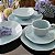 Jogo de Xicaras Canecas Chá Café Com Pires 4pcs Porcelana Ryo Blue Bay 260ml - Imagem 5