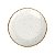 Prato Porcelana Raso Tramontina Rustico Decorado 25cm - Imagem 1
