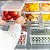 Kit 4 Organizadores De Geladeira 3,2L C/ Tampa e Cesto Escorredor Legumes Frutas Verduras - Imagem 5
