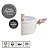Jogo de Panelas Antiaderente Cerâmica Vanilla Cooktop Fogão Indução Kit Sirius 9 Peças Conjunto Brinox - Imagem 6