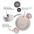 Jogo de Panelas Antiaderente Cerâmica Vanilla Cooktop Fogão Indução Kit Sirius 9 Peças Conjunto Brinox - Imagem 3