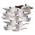 Jogo de Panelas Antiaderente Ceramica Vanilla Cooktop Fogão Indução Kit Sirius 13 Peças Conjunto Brinox - Imagem 1