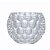 Kit 4 Suportes Cinzeiro Porta Vela de Cristal Vidro Bolhas 11cm Castiçal Lyor Pote - Imagem 2