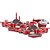 Jogo de Panelas Antiaderente Ceramica Kit 17 Peças Brinox Conjunto Smart Plus Ceramic Life Vermelho - Imagem 1