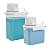 Kit 2 Dispenser Pote Medidor Hermético Porta Produtos Limpeza Organizador Lavanderia Alimentos - Imagem 1
