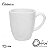 Jogo Kit 4 Canecas Xicara Tulipa de Porcelana Chá Café 260ml Ryo White Oxford - Imagem 7