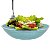 Bowl Tigela Saladeira Porcelana Cumbuca Vasilha Ryo Blue Bay 1,6L Grande Oxford - Imagem 1