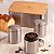 Conjunto Porta Pão Kit 3 Potes Mantimentos Inox Café da Manhã - Imagem 2