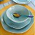 Bowl Tigela Cumbuca Porcelana Vasilha Ryo Blue Bay 500ml Caldo Sopa Oxford - Imagem 3
