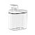 Kit 2 Dispenser Pote Medidor Hermético Porta Produtos Limpeza Organizador Lavanderia 1,5L - Imagem 2