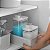 Kit 2 Dispenser Pote Medidor Hermético Porta Produtos Limpeza Organizador Lavanderia 1,5L - Imagem 7