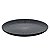 Jogo Kit 6 Pratos Rasos de Cerâmica 26cm Preto Oxford Flat Ônix - Imagem 5