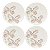 Jogo de Pratos Sobremesa Kit 4pcs Cerâmica 20cm Oxford Unni Jardim Secreto - Imagem 1
