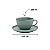 Jogo Xicaras de Chá Café Com Pires 6pcs 200ml Cerâmica Oxford Pacifico - Imagem 5