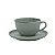 Jogo Xicaras de Chá Café Com Pires 6pcs 200ml Cerâmica Oxford Pacifico - Imagem 2