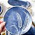 Prato De Sobremesa Cerâmica 20cm Coup Spices Azul Alleanza Decorado - Imagem 2
