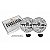 Jogo De Jantar Churrasco Kit Pratos Cerâmica e Molheira 4pcs Alleanza - Imagem 1