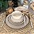 Prato Raso Cerâmica Unni Brisa Oxford Rustico Decorado 26cm Jantar - Imagem 2