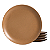 Jogo De Pratos Sobremesa Cerâmica Kit 4 Peças 20cm Organic Terracota Alleanza - Imagem 1