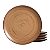 Jogo De Pratos Fundo Cerâmica Kit 4 Peças 25cm Kya Terracota Alleanza Rustico - Imagem 1