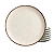 Jogo De Pratos Fundo Cerâmica Kit 6 Peças 25cm Coup Vanilla Alleanza Rustico - Imagem 1