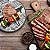 Jogo De Pratos Raso Cerâmica 29cm Kit 6pcs Para Churrasco Gourmet Alleanza - Imagem 4
