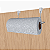 Suporte Porta Rolo Papel Toalha Suspenso Para Encaixe Armário Cozinha - Imagem 2