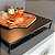 Tampa Para Cooktop 5 Bocas Protetor Fogão Cozinha Mdf Preto - Imagem 3
