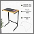 Mesa De Apoio Lateral Canto Para Sofá Cama Suporte Notebook Madeira - Imagem 5