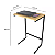 Mesa De Apoio Lateral Canto Para Sofá Cama Suporte Notebook Madeira - Imagem 4