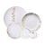 Aparelho Jogo De Jantar Pratos Porcelana Completo 20 Peças Tramontina Artemis - Imagem 1