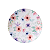Prato De Sobremesa 21cm Porcelana Floratta Tramontina Flores - Imagem 1