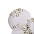 Prato De Sobremesa 21cm Porcelana Magnolia Tramontina Flores - Imagem 4